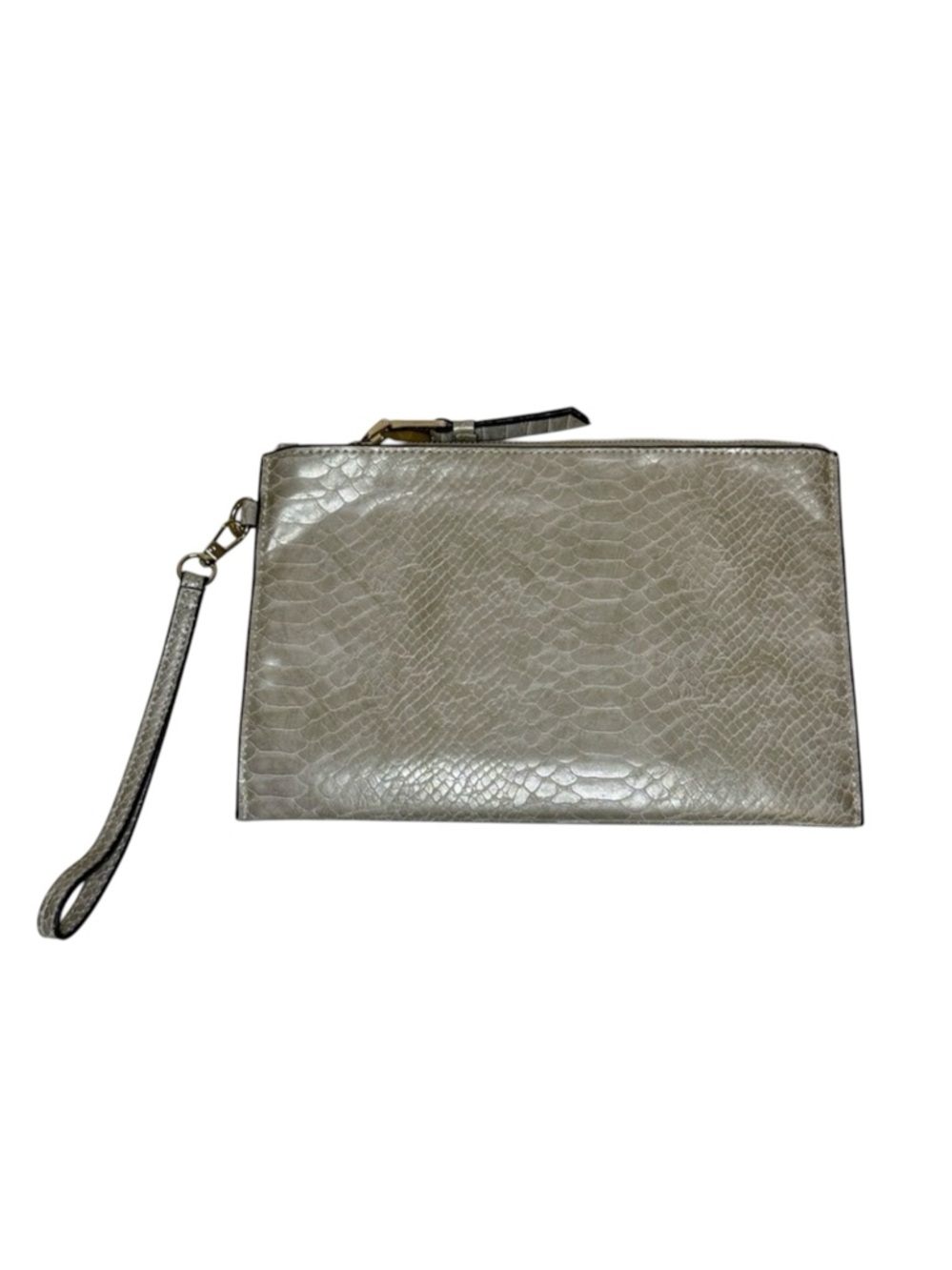 Inc International Concepts KJ Clutch/Wristlet in Metallic Gold Taupe